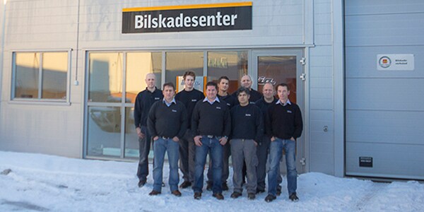 Bilia Drammen skadesenter. Foto.