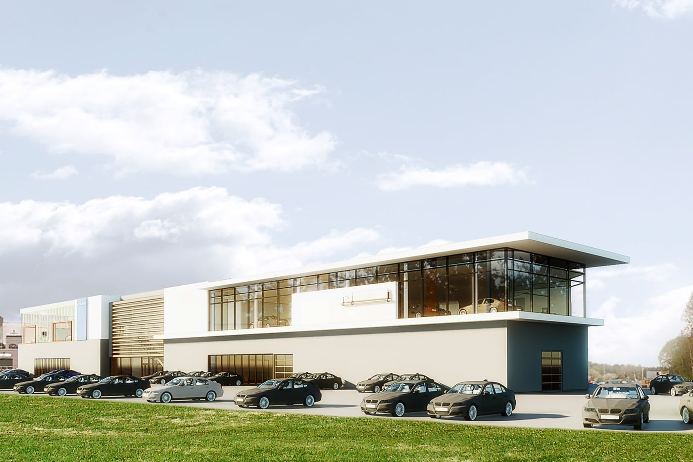 Bilia Follo. Illustrasjon.